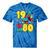 1980 Retro Raised In The 80s Old School Nostalgia Vibes Tie-Dye T-Shirts Blue Tie-Dye