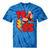 1985 Retro Roller Skate Vintage 80s Nostalgia Collector Tie-Dye T-Shirts Blue Tie-Dye