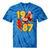 1987 Retro Roller Skate Vintage 80s Nostalgia Collector Tie-Dye T-Shirts Blue Tie-Dye
