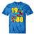 1988 Retro Raised In The 80s Old School Nostalgia Vibes Tie-Dye T-Shirts Blue Tie-Dye