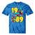 1989 Retro Raised In The 80s Old School Nostalgia Vibes Tie-Dye T-Shirts Blue Tie-Dye