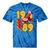 1989 Retro Roller Skate Vintage 80s Nostalgia Collector Tie-Dye T-Shirts Blue Tie-Dye