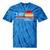 70's 80's 90's Music Nostalgia Video Cassette Tape VHS Retro Tie-Dye T-Shirts Blue Tie-Dye