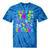 This Is My 70's Costume Nostalgia Mixtape Era 1970s Party Premium Tri-Blend Tie-Dye T-Shirts Blue Tie-Dye