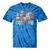 This Is My 70's Costume Retro Style Nostalgia 1970s Vintage Premium Tri-Blend Tie-Dye T-Shirts Blue Tie-Dye