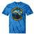8-Bit Gamer Birder Blue Jay Arcade Nostalgia Nature Tie-Dye T-Shirts Blue Tie-Dye