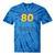 80s Nostalgia Retro Humor So Glad I Grew Up In The 80s Tie-Dye T-Shirts Blue Tie-Dye