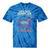 90s Baby Tired Millennial Burnout Nostalgia Parenting Tie-Dye T-Shirts Blue Tie-Dye