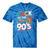 90's Nineties Nostalgia Costume Party Back To The 90s Tie-Dye T-Shirts Blue Tie-Dye
