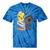 90s Retro Cassette And Walkman Nostalgia Graphic Tee Tie-Dye T-Shirts Blue Tie-Dye