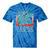 90's Vibe Vintage Style Cassette Tape Nostalgia 1990s Party Tie-Dye T-Shirts Blue Tie-Dye