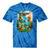 Aqua In The Skies Frutiger Aero Tie-Dye T-Shirts Blue Tie-Dye