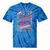 Back To-The 80 s Christmas Retro Cassette Boombox Nostalgia Tie-Dye T-Shirts Blue Tie-Dye