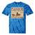 Boomer Millennial Please Be Patient I'm From The 1900s Premium Tie-Dye T-Shirts Blue Tie-Dye