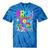 Bruh This Is My 70's Costume Nostalgia Mixtape 1970s Party Tie-Dye T-Shirts Blue Tie-Dye
