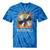 Buffering Glitched CD On Fire 2000s Nostalgia Tie-Dye T-Shirts Blue Tie-Dye