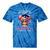 Classic I'm From The 1900s Retro Games Graduating Girl Tie-Dye T-Shirts Blue Tie-Dye
