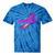 Cowabunga Retro 80s 90s Nostalgia Slang Neon Grunge Art Tie-Dye T-Shirts Blue Tie-Dye