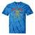 Don't Mess With Gen X Vintage Grunge Skull 80s Nostalgia Tie-Dye T-Shirts Blue Tie-Dye