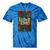 Elder Emo Floral Gothic Vintage Nostalgia Tie-Dye T-Shirts Blue Tie-Dye