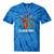 Elder Emo Nostalgia Skeleton Hand Tie-Dye T-Shirts Blue Tie-Dye