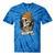 Elder Emo Skeleton Beanie Nostalgia Scene Aesthetic Tie-Dye T-Shirts Blue Tie-Dye