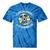 Elder Millennials Embracing 90s CDs Nostalgia Vibes Tie-Dye T-Shirts Blue Tie-Dye
