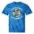 Elder Millennials Embracing 90s CDs Nostalgia Vibes Tie-Dye T-Shirts Blue Tie-Dye