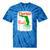 Florida Roots Florida Nostalgia Tie-Dye T-Shirts Blue Tie-Dye Florida Roots Florida Nostalgia Tie-Dye T-Shirts Blue Tie-Dye