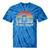 Never Forget Retro Nostalgia Vintage Cassette Tie-Dye T-Shirts Blue Tie-Dye