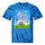Frutiger Aero Aesthetic Tech Cherry Blossom Fishes Bubbles Tie-Dye T-Shirts Blue Tie-Dye Frutiger Aero Aesthetic Tech Cherry Blossom Fishes Bubbles Tie-Dye T-Shirts Blue Tie-Dye