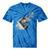 Frutiger Aero Aesthetic Tech Computer Aquarium Fishes Tie-Dye T-Shirts Blue Tie-Dye
