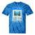 Frutiger Aero Aesthetic Tech Computer Aquarium Tarot Card Tie-Dye T-Shirts Blue Tie-Dye