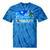 Frutiger Aero Beach Y2k Aesthetic Palm Tree Sand Ocean Tie-Dye T-Shirts Blue Tie-Dye