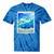 Frutiger Aero Skeuomorphism User Interface Nostalgia Tie-Dye T-Shirts Blue Tie-Dye