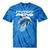 Frutiger Aero Splashy Dolphin Y2k Aesthetic Graphic Premium Tie-Dye T-Shirts Blue Tie-Dye