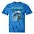 Frutiger Aero Splashy Dolphin Y2k Aesthetic Graphic Tie-Dye T-Shirts Blue Tie-Dye