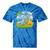 Frutiger Aero Y2K Fashion Trends Statement Piece Tech Orange Premium Tie-Dye T-Shirts Blue Tie-Dye