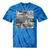 Frutiger Aero Y2K Old School Retro Vibes Tie-Dye T-Shirts Blue Tie-Dye
