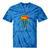 GDR Pioneer East East Nostalgia USSR Soviet Union Tie-Dye T-Shirts Blue Tie-Dye