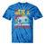 Gen X Lots Of Memories No Evidence Retro Nostalgia Humor Tie-Dye T-Shirts Blue Tie-Dye