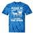 Heartwarming Wagon Please Be Patient I'm From The 1900s Premium Tie-Dye T-Shirts Blue Tie-Dye