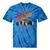 Hotrod Vintage Style Car Nostalgia Hotrod Distressed Premium Tri-Blend Tie-Dye T-Shirts Blue Tie-Dye