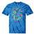 Iconic Nostalgia Vintage Graphic Tie-Dye T-Shirts Blue Tie-Dye