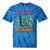 Be Kind Rewind 90s VHS Nostalgia Retro Tie-Dye T-Shirts Blue Tie-Dye