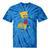 LA Fair Los Angeles County Vintage Nostalgia Tie-Dye T-Shirts Blue Tie-Dye