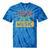 I Love 70's Music Retro Style Nostalgia Vibe 1970 70's Party Premium Tri-Blend Tie-Dye T-Shirts Blue Tie-Dye