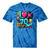 I Love The 70s Vintage Cassette Roller Vinyl Nostalgia 70s Tie-Dye T-Shirts Blue Tie-Dye