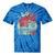 I Love 90's Music Retro Style Nostalgia Cassette 1990s Party Tie-Dye T-Shirts Blue Tie-Dye