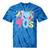 I Love 90's Retro Style Nostalgia Vibe 1990's Party Tie-Dye T-Shirts Blue Tie-Dye